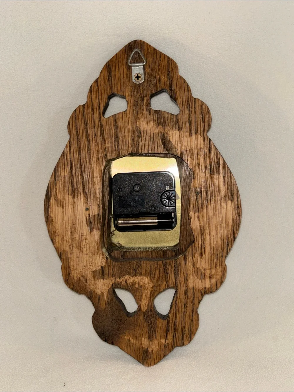 Vintage Kienzle Quartz Oak Wall Clock Decorative Wood Hanging Clock